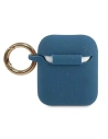 Kup Etui Guess GUACCSILGLBL capac pentru Apple AirPods albastru/blue Silicon Glitter - GUE798BLU - {ean13} - Sklep Home Screen