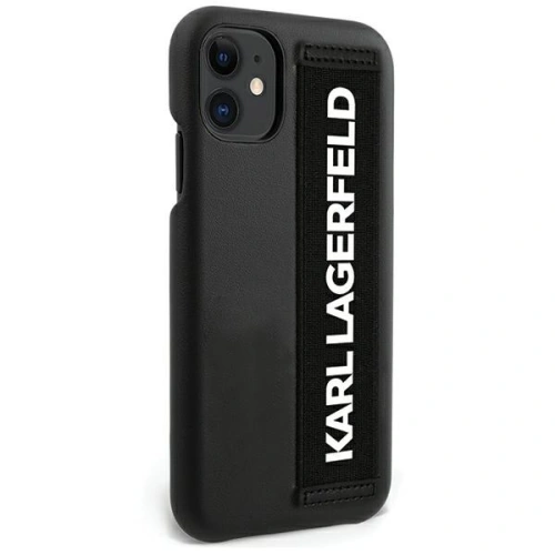 Kup Karl Lagerfeld Apple Tasche KLHCP12SSTKLBK iPhone 12 mini schwarz/schwarz hardcase - KLD428BLK - {ean13} - Sklep Home Screen