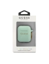 Kup Etui Guess GUACCSILGLGN pentru Apple AirPods, verde/silikon cu glitter. - GUE799GRN - {ean13} - Sklep Home Screen