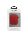 Kup Etui Guess GUACCSILGLRE husă pentru Apple AirPods roșie/silicon cu sclipici - GUE801RED - {ean13} - Sklep Home Screen
