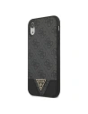 Buy Guess GUHCI61PU4GHBK Apple iPhone XR grey hardcase 4G Triangle Collection - GUE803GRY - {ean13} - Home Screen Store Europe