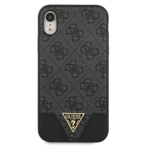 Kup Etui Guess GUHCI61PU4GHBK Apple iPhone XR szary/grey hardcase 4G Triangle Collection - GUE803GRY - {ean13} - Sklep Home Screen