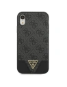 Buy Guess GUHCI61PU4GHBK Apple iPhone XR grey hardcase 4G Triangle Collection - GUE803GRY - {ean13} - Home Screen Store Europe