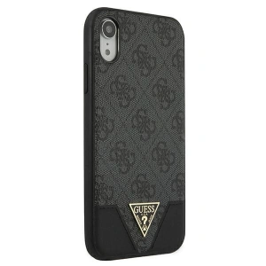 Kup Etui Guess GUHCI61PU4GHBK Apple iPhone XR szary/grey hardcase 4G Triangle Collection - GUE803GRY - {ean13} - Sklep Home Screen