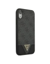 Buy Guess GUHCI61PU4GHBK Apple iPhone XR grey hardcase 4G Triangle Collection - GUE803GRY - {ean13} - Home Screen Store Europe