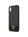 Buy Guess GUHCI61PU4GHBK Apple iPhone XR grey hardcase 4G Triangle Collection - GUE803GRY - {ean13} - Home Screen Store Europe