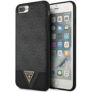 Kup Etui Guess GUHCI8LPU4GHBK Apple iPhone 8/7 Plus szary/grey hardcase 4G Triangle Collection - GUE804GRY - {ean13} - Sklep Home Screen
