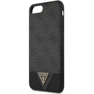Kup Etui Guess GUHCI8LPU4GHBK Apple iPhone 8/7 Plus szary/grey hardcase 4G Triangle Collection - GUE804GRY - {ean13} - Sklep Home Screen