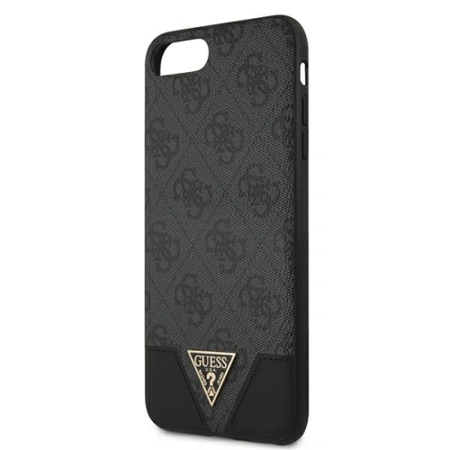 Buy Guess GUHCI8LPU4GHBK Apple iPhone 8/7 Plus grey hardcase 4G Triangle Collection - GUE804GRY - {ean13} - Home Screen Store Europe