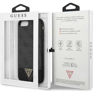 Kup Etui Guess GUHCI8LPU4GHBK Apple iPhone 8/7 Plus szary/grey hardcase 4G Triangle Collection - GUE804GRY - {ean13} - Sklep Home Screen
