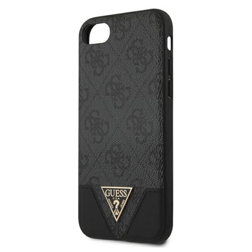 Kup Etui Guess GUHCI8PU4GHBK Apple iPhone SE 2022/SE 2020/8/7 šedé/grey hardcase 4G Triangle Collection - GUE805GRY - {ean13} - Sklep Home Screen