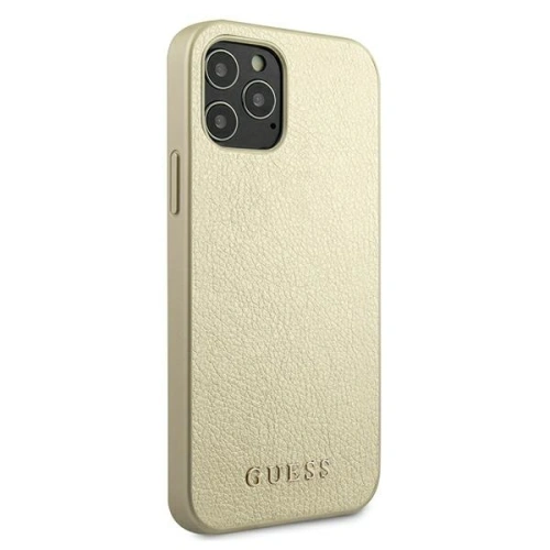 Kup Etui Guess GUHCP12MIGLGO Apple iPhone 12/12 Pro aurie/gold hardcase Iridescent - GUE807GLD - {ean13} - Sklep Home Screen