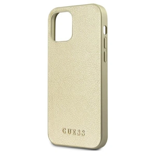 Kup Etui Guess GUHCP12MIGLGO Apple iPhone 12/12 Pro aurie/gold hardcase Iridescent - GUE807GLD - {ean13} - Sklep Home Screen