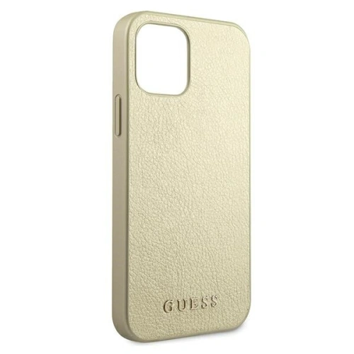 Buy Guess GUHCP12MIGLGO Apple iPhone 12/12 Pro gold hardcase Iridescent - GUE807GLD - {ean13} - Home Screen Store Europe