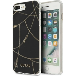 Kup Etui Guess GUHCI8LPCUCHBK Apple iPhone 8/7 Plus czarny/black hardcase Gold Chain Collection - GUE808BLK - {ean13} - Sklep Home Screen