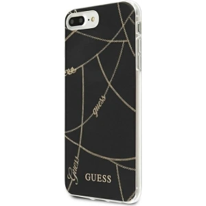 Kup Etui Guess GUHCI8LPCUCHBK Apple iPhone 8/7 Plus czarny/black hardcase Gold Chain Collection - GUE808BLK - {ean13} - Sklep Home Screen