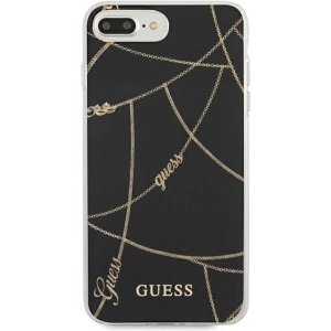 Kup Etui Guess GUHCI8LPCUCHBK Apple iPhone 8/7 Plus czarny/black hardcase Gold Chain Collection - GUE808BLK - {ean13} - Sklep Home Screen
