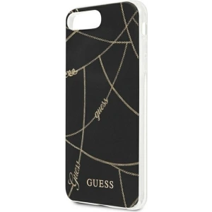 Kup Etui Guess GUHCI8LPCUCHBK Apple iPhone 8/7 Plus czarny/black hardcase Gold Chain Collection - GUE808BLK - {ean13} - Sklep Home Screen