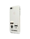 Kup Karl Lagerfeld Apple Tasche KLHCI8LCKTR iPhone 8/7 Plus Hartschalenetui Transparent Karl & Choupette - KLD429CL - {ean13} - Sklep Home Screen