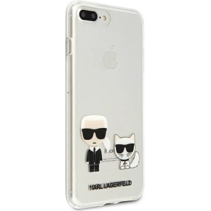 Kup Etui Karl Lagerfeld KLHCI8LCKTR Apple iPhone 8/7 Plus hardcase Transparent Karl & Choupette - KLD429CL - {ean13} - Sklep Home Screen