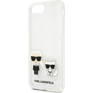 Kup Etui Karl Lagerfeld KLHCI8LCKTR Apple iPhone 8/7 Plus hardcase Transparent Karl & Choupette - KLD429CL - {ean13} - Sklep Home Screen
