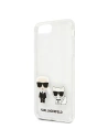 Kup Karl Lagerfeld Apple Tasche KLHCI8LCKTR iPhone 8/7 Plus Hartschalenetui Transparent Karl & Choupette - KLD429CL - {ean13} - Sklep Home Screen