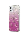 Etui Guess GUHCP12SPCU4GGPI Apple iPhone 12 mini růžový/pink hardcase 4G Gradient