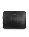 Guess Case Sleeve GUCS13TBK 13 Zoll schwarz/schwarz Saffiano