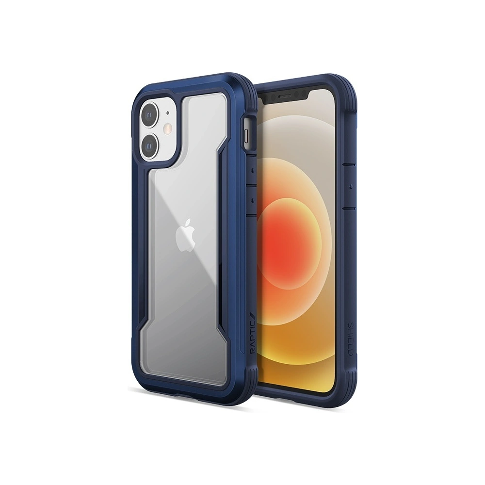 Etui aluminiowe X-Doria Raptic Shield Apple iPhone 12 mini (Drop test 3m) (Blue)