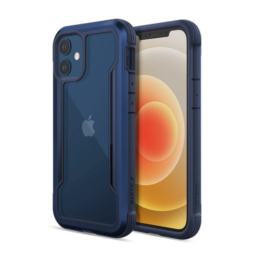 Buy X-Doria Raptic Shield - Aluminum Case for iPhone 12 Mini (Drop test 3m) (Blue) - XDR103BLU - {ean13} - Home Screen Store Europe