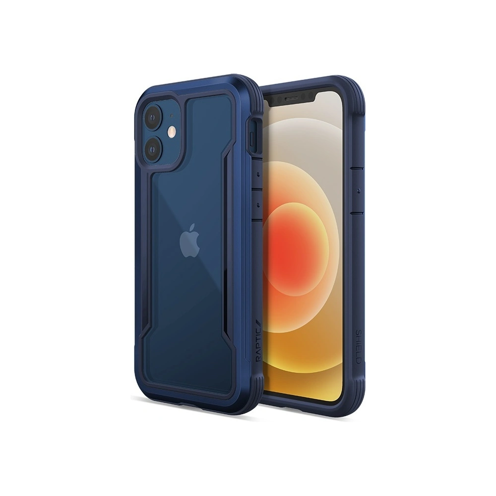 Etui aluminiowe X-Doria Raptic Shield Apple iPhone 12 mini (Drop test 3m) (Blue)