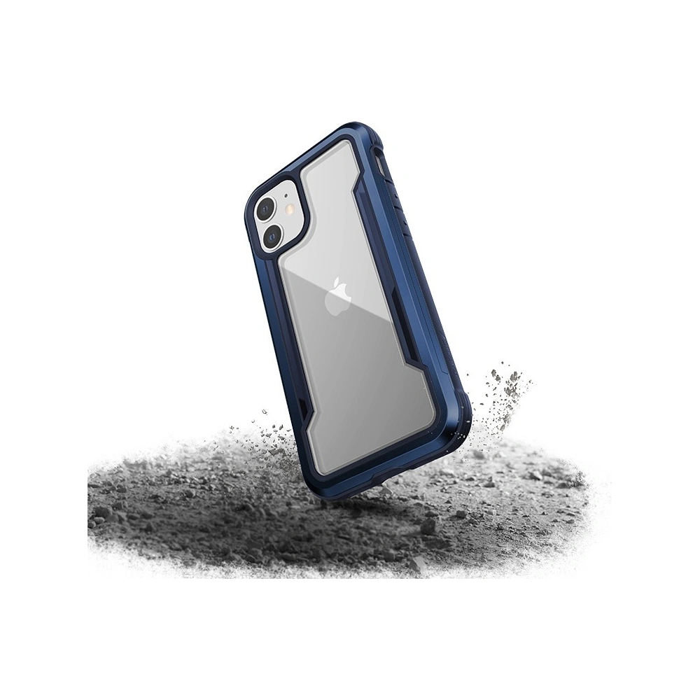 Etui aluminiowe X-Doria Raptic Shield Apple iPhone 12 mini (Drop test 3m) (Blue)