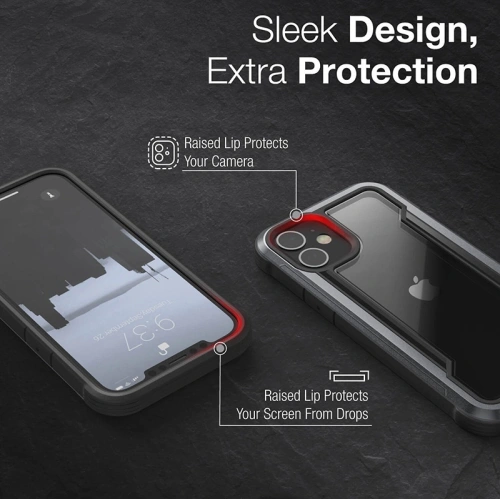 Kup Etui aluminiowe X-Doria Raptic Shield Apple iPhone 12 mini (Drop test 3m) (Blue) - XDR103BLU - {ean13} - Sklep Home Screen