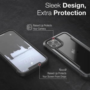 Kup Etui aluminiowe X-Doria Raptic Shield Apple iPhone 12 Pro Max (Drop test 3m) (Pacific Blue) - XDR105BLU - {ean13} - Sklep Home Screen