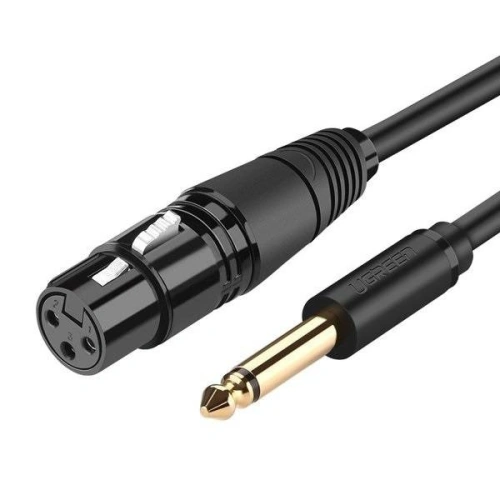 Kup Przewód UGREEN AV131 - XLR żeński do jack 6.35 męski - 2m (czarny) - UGR527BLK - {ean13} - Sklep Home Screen