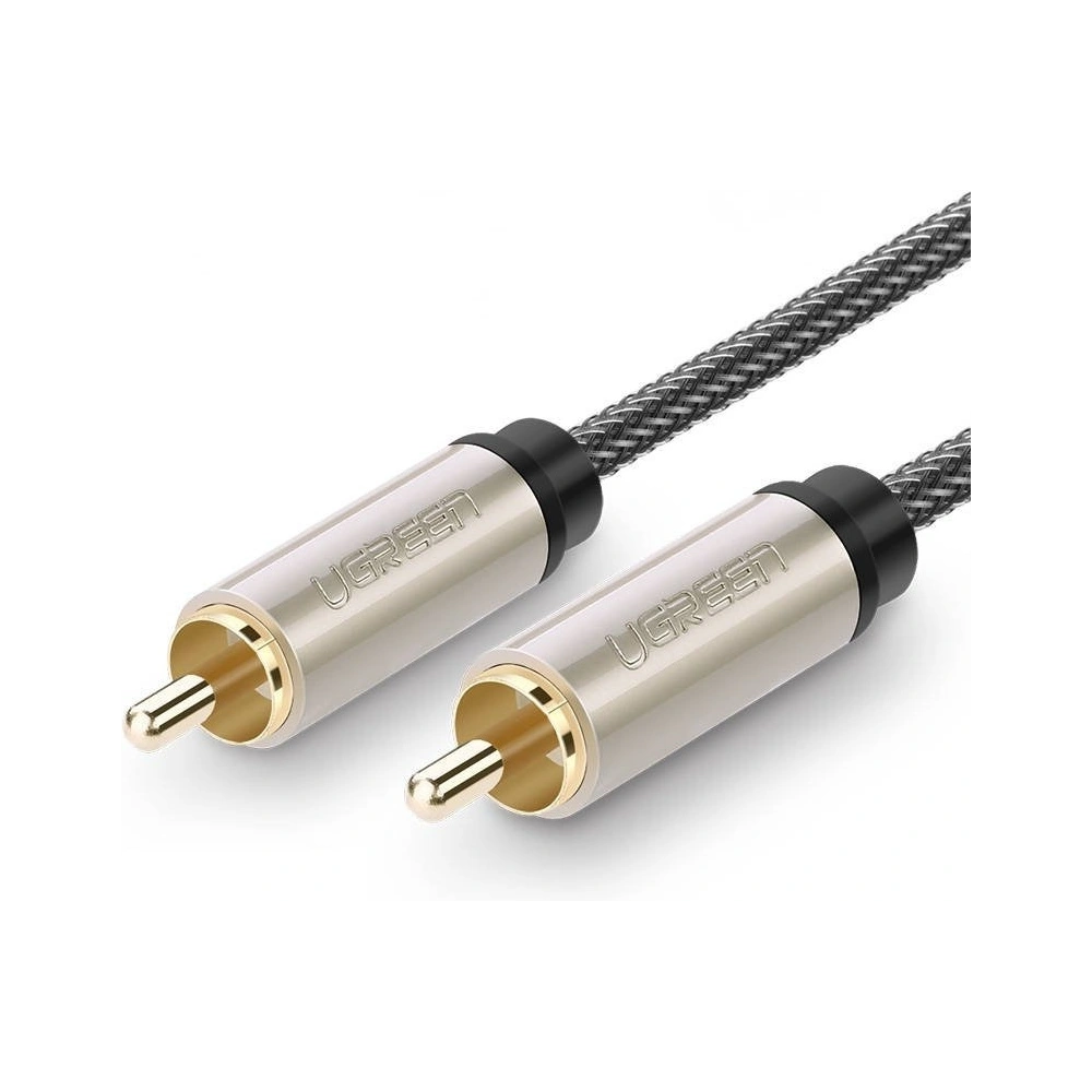 Przewód UGREEN AV133 - RCA (Cinch) męsko-męski - 2m (szary)