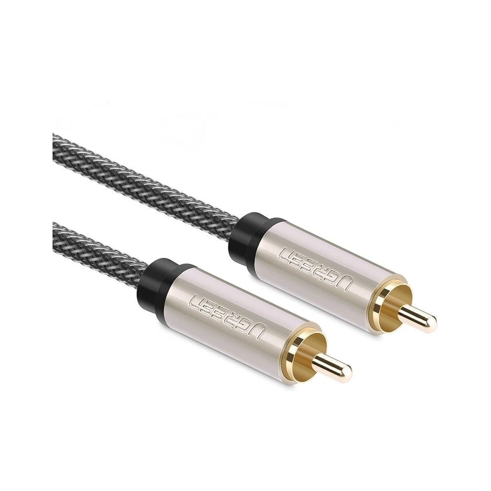 Przewód UGREEN AV133 - RCA (Cinch) męsko-męski - 2m (szary)