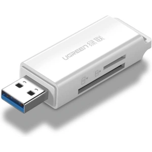 Kup Čtečka paměťových karet - Ugreen CM104 SD/TF USB 3.0 (bílá) - UGR529WHT - {ean13} - Sklep Home Screen