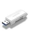 Čtečka paměťových karet - Ugreen CM104 SD/TF USB 3.0 (bílá)