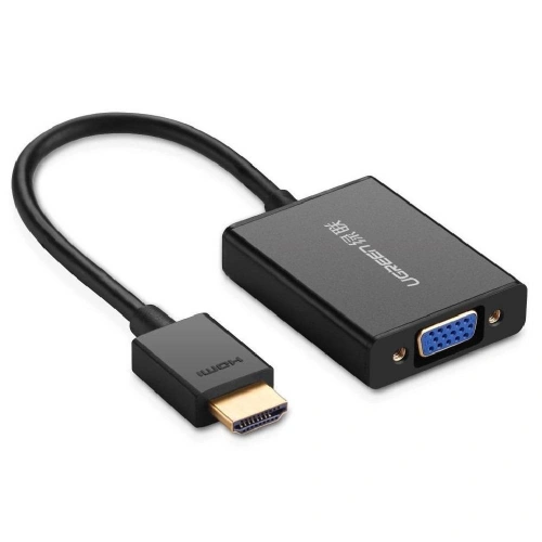 Kup UGREEN MM102 Adaptér HDMI na VGA s audio (černý) - UGR557BLK - {ean13} - Sklep Home Screen