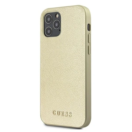 Buy Guess GUHCP12LIGLGO Apple iPhone 12 Pro Max gold hardcase Iridescent - GUE818GLD - {ean13} - Home Screen Store Europe