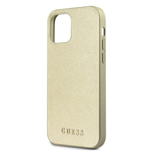Buy Guess GUHCP12LIGLGO Apple iPhone 12 Pro Max gold hardcase Iridescent - GUE818GLD - {ean13} - Home Screen Store Europe