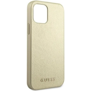 Buy Guess GUHCP12LIGLGO Apple iPhone 12 Pro Max gold hardcase Iridescent - GUE818GLD - {ean13} - Home Screen Store Europe