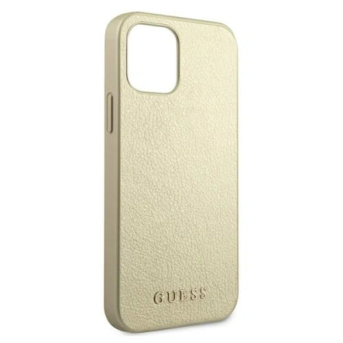 Buy Guess GUHCP12LIGLGO Apple iPhone 12 Pro Max gold hardcase Iridescent - GUE818GLD - {ean13} - Home Screen Store Europe