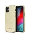 Etui Guess GUHCP12SIGLGO Apple iPhone 12 mini aurie/gold hardcase Iridescent