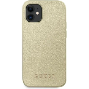 Kup Etui Guess GUHCP12SIGLGO Apple iPhone 12 mini złoty/gold hardcase Iridescent - GUE819GLD - {ean13} - Sklep Home Screen