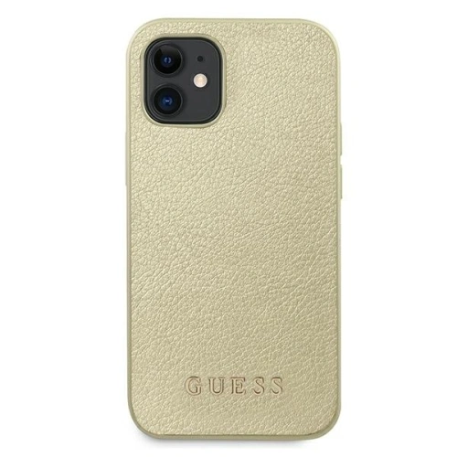 Kup Etui Guess GUHCP12SIGLGO Apple iPhone 12 mini zlatý/gold hardcase Iridescent - GUE819GLD - {ean13} - Sklep Home Screen