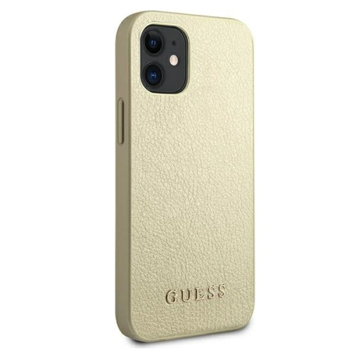 Kup Etui Guess GUHCP12SIGLGO Apple iPhone 12 mini zlatý/gold hardcase Iridescent - GUE819GLD - {ean13} - Sklep Home Screen