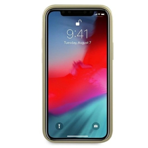 Kup Etui Guess GUHCP12SIGLGO Apple iPhone 12 mini zlatý/gold hardcase Iridescent - GUE819GLD - {ean13} - Sklep Home Screen