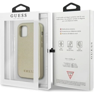 Kup Etui Guess GUHCP12SIGLGO Apple iPhone 12 mini aurie/gold hardcase Iridescent - GUE819GLD - {ean13} - Sklep Home Screen